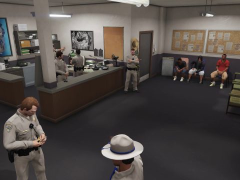 [MLO] SAHP Station Interior at La Mesa [Add-On SP / FiveM] 1.4