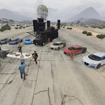 Sandy Shores Airfield Car Meeting (MENYOO) 1.0