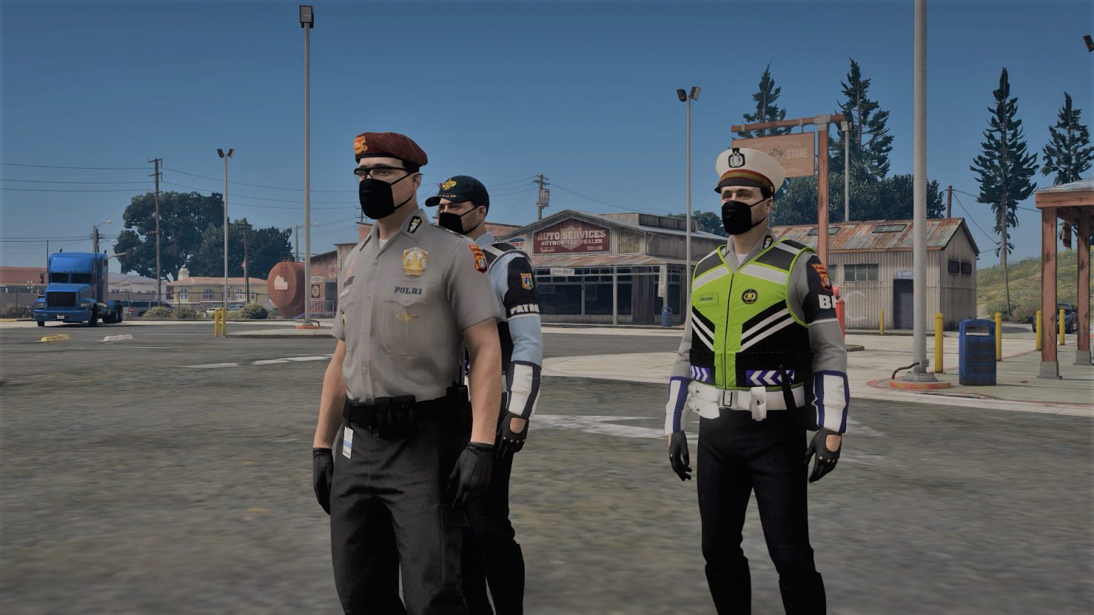 Seragam Dishub Dan Polisi Indonesia [MP/Freemode] 1.0 - GTA5mod.net