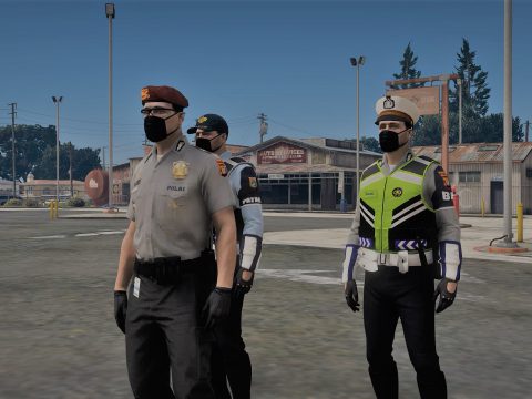 Seragam Dishub Dan Polisi Indonesia [MP/Freemode] 1.0