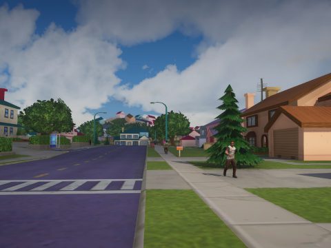 Simpsons Hit & Run - Level one beta 1