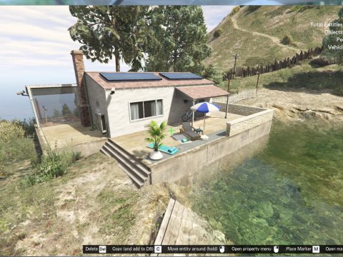 Small lakeside villa on Mount GORDO [Menyoo] 1.0