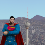 Superman costume for Male MP Ped Superman costume for Male MP Ped