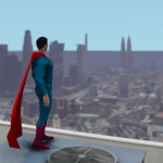 Superman costume for Male MP Ped