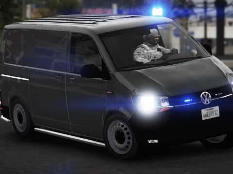 Volkswagen T6 Unmarked Police [ELS / REPLACE] 1.0
