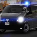 Volkswagen T6 Unmarked Police [ELS / REPLACE] 1.0