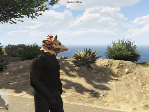 Manhunt pig mask to franklin
