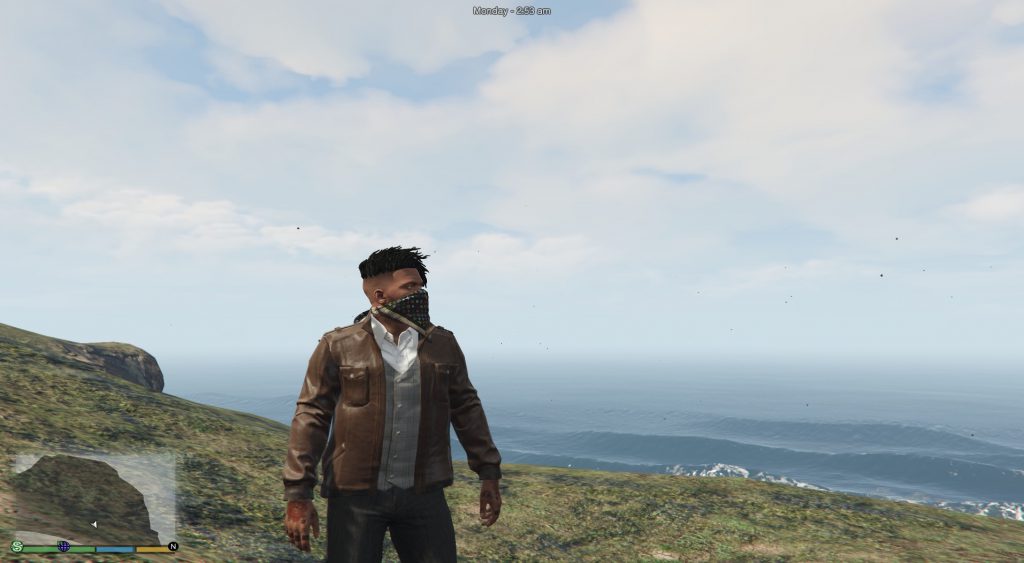 New leather jacket to franklin – GTA 5 mod