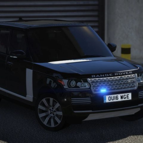 2016 Police Range Rover Vogue Unmarked [ELS] 1.0 – GTA 5 mod