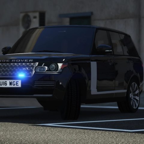 2016 Police Range Rover Vogue Unmarked [ELS] 1.0 – GTA 5 mod