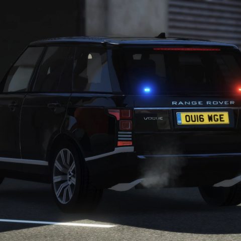 2016 Police Range Rover Vogue Unmarked [ELS] 1.0 – GTA 5 mod