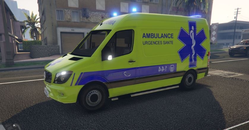 Ambulance RIVIERA Mercedes Sprinter Suisse/Swiss – GTA 5 mod