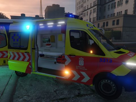 Ambulancia SVB Servicio Urgencias Canario SUC 2019 Mercedes Sprinter VS30 [no-els/els/replace] nueva rotulacion 2.0