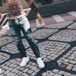 Balmain Jeans With Designer Belt MP Male 1.0