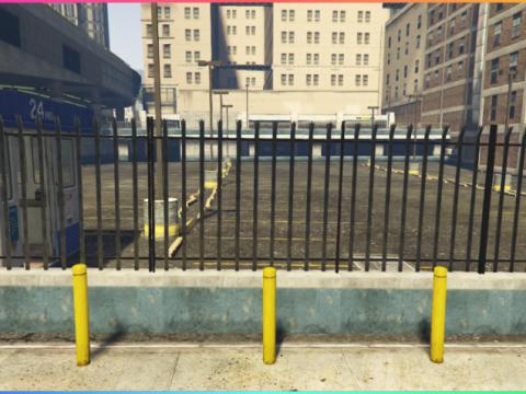 Central parking fence [SP / FiveM] 1.0