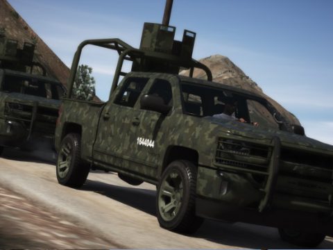 Chevrolet Cheyenne 2017 (SEDENA) [Add-On | Replace] 1.1