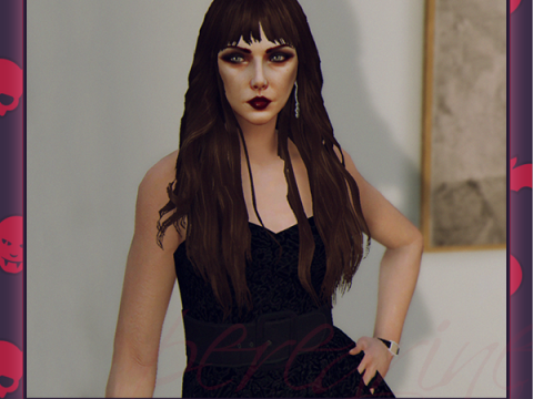 Curly Bangs For MP Female FIVEM Ready 1.1