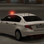 FIAT Egea unmarked Turkish police [Replace][ELS] v2.3