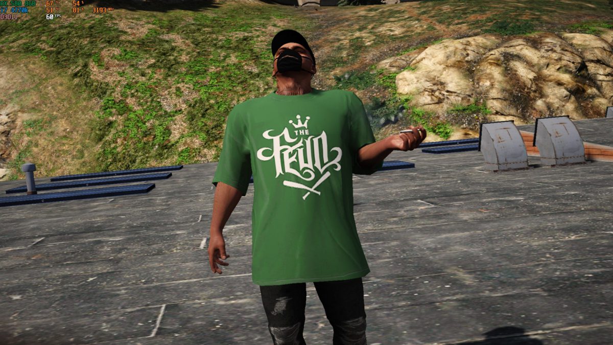 Families T-Shirt For Franklin – GTA 5 mod