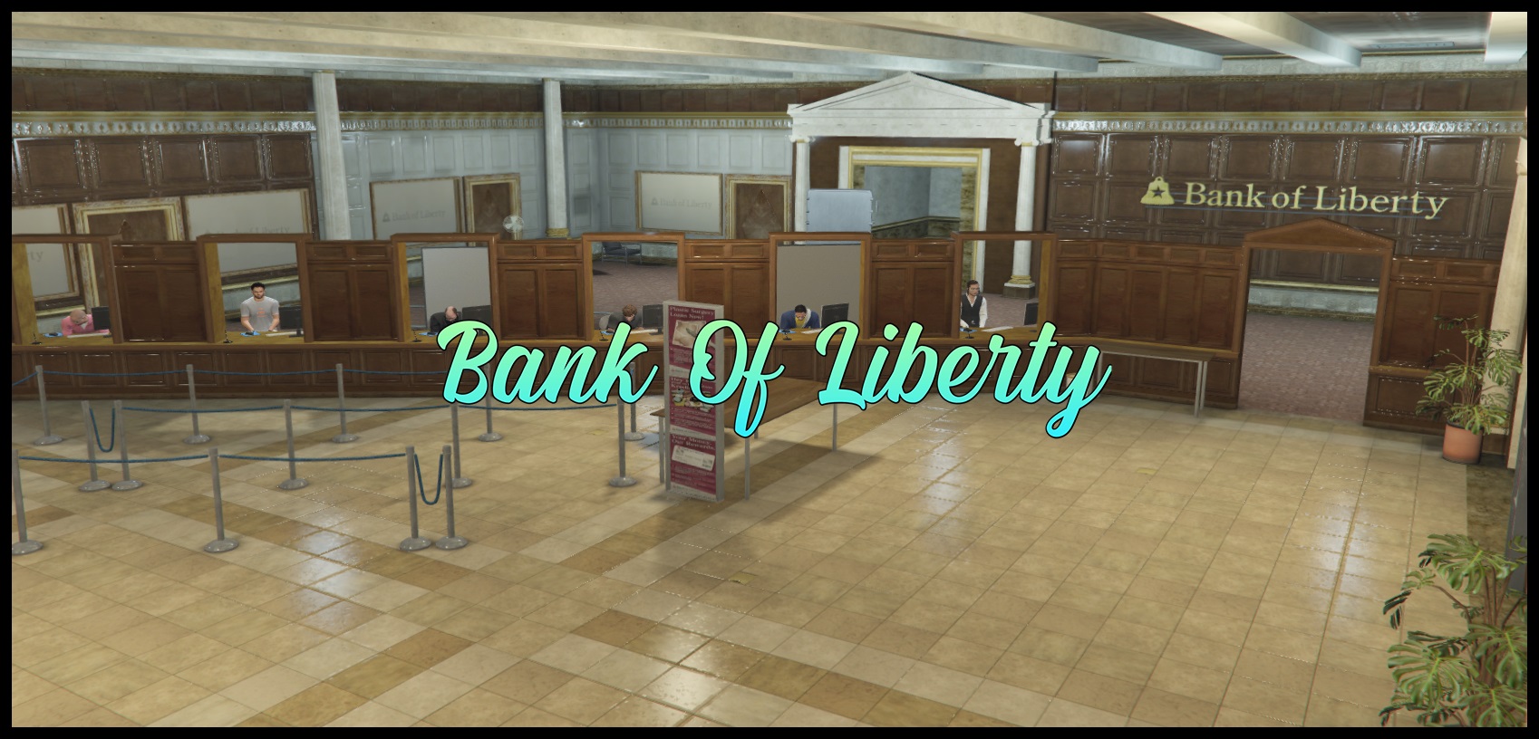 [MLO] GTA IV Bank of Liberty Interior [SP / FiveM] 1.0