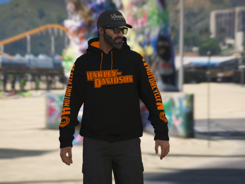 HARLEY DAVIDSON HOODIE FOR MP MALE [FIVEM READY] 1.0