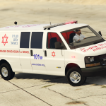 Ambulance Chevrolet Savana (Israel MDA) Chevy express 2017 3.0