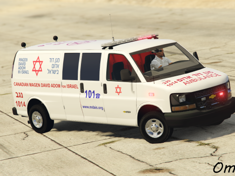 Israel MDA Ambulance chevrolet savana ELS EMS emergency 2020 מדא אמבולנס V.1.21