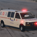 Israel MDA Ambulance chevrolet savana ELS EMS emergency 2020 מדא אמבולנס V.1.21