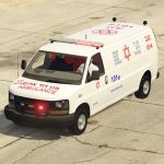 Israel MDA Ambulance chevrolet savana ELS EMS emergency 2020 מדא אמבולנס V.1.21