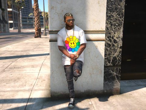 J.Balvin Colores Sunflower T-Shirt 1.0