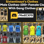 Male& Female& Gang Clothing Pack FiveM Ready 0.01