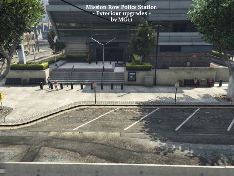 Mission Row PD Exterior for Roleplay [SP / FiveM]