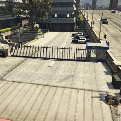 Mission Row PD Exterior for Roleplay [SP / FiveM] – GTA 5 mod