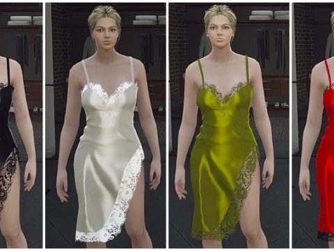 Nightdress with varied colors ( MP Female) 1.0