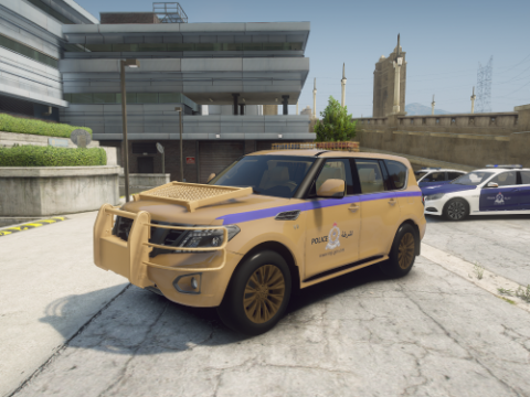 Royal Oman Task Police Nissan Patrol Platinum 2014 [UNLOCKED] [TEMPLATE] [REPLACE] 1.0