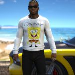 SpongeBob SquarePants by Louis De Guzman x J Balvin Long Sleeve Shirt 1.0