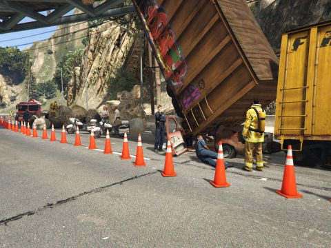 Train accident scene 1.0