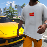 Travis Scott X McDonald's Merch Tee's V 1