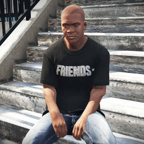 VLONE Rhinestone T-shirt 1.0 – GTA 5 mod