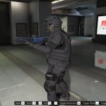 Black combat clothes to franklin