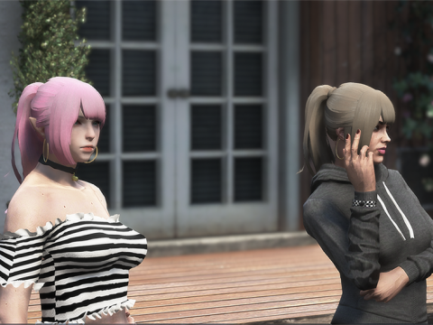 Simple pony tail for mp female 1.0