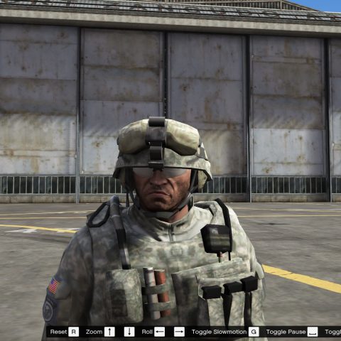 US army outfits for Franklin, Trevor and Michael 1.0 – GTA 5 mod