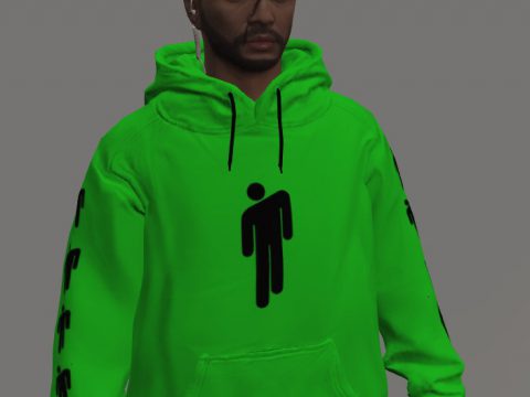 Billie Eilish hoodie for FiveM And Singleplayer. Mp male/Female 1.0