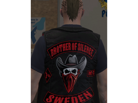 Brother OF Silence MC vest. (Sweden verison) 1.0