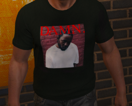 DAMN. shirt + hat 1.0