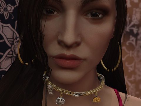 Halloween chain necklace for MP Female 1