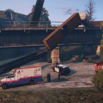 Horrific Plane-Train Accident Scene