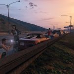 Horrific Plane-Train Accident Scene