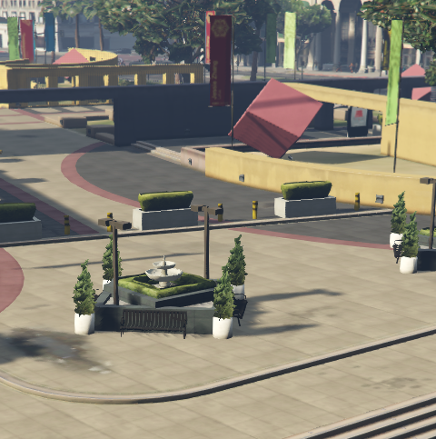 Legion Square Meeting Point Decoration with Lights [YMAP / FiveM] 1.0 ...