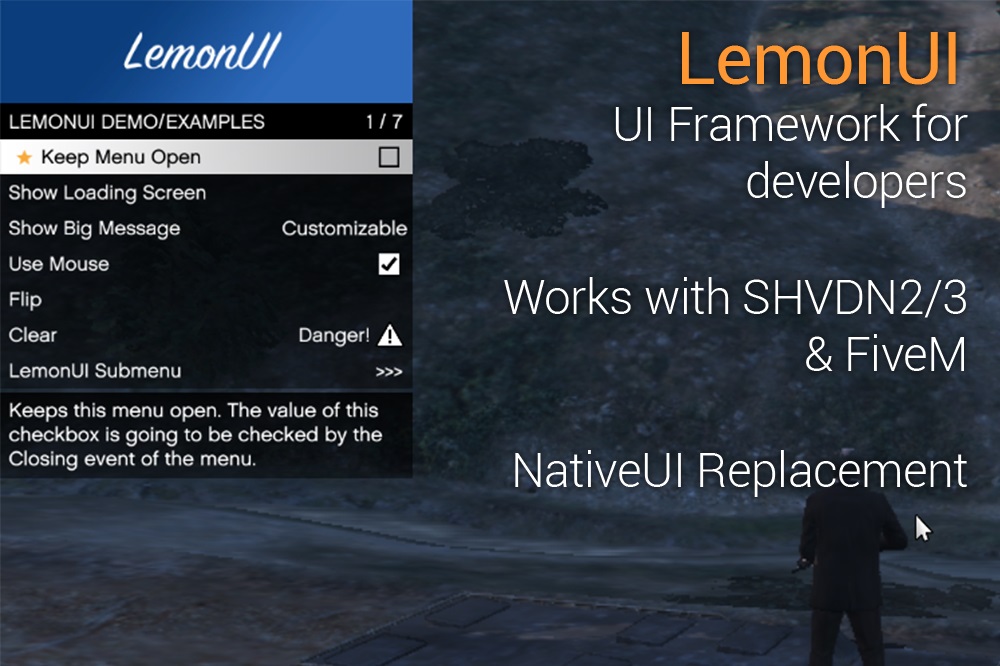 LemonUI: Open Source UI Library V1.9.3
